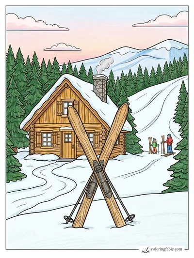 Colored example of this coloring page
