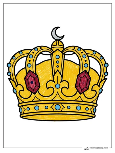 Colored example of this coloring page
