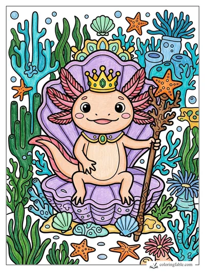Colored example of this coloring page