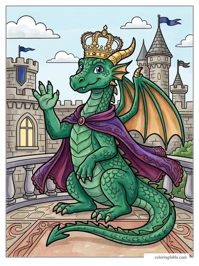 Colored example of this coloring page