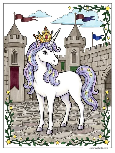 Colored example of this coloring page
