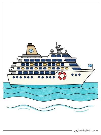 Colored example of this coloring page