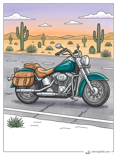 Colored example of this coloring page
