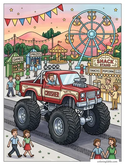 Colored example of this coloring page