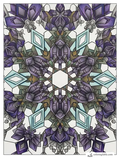 Colored example of this coloring page