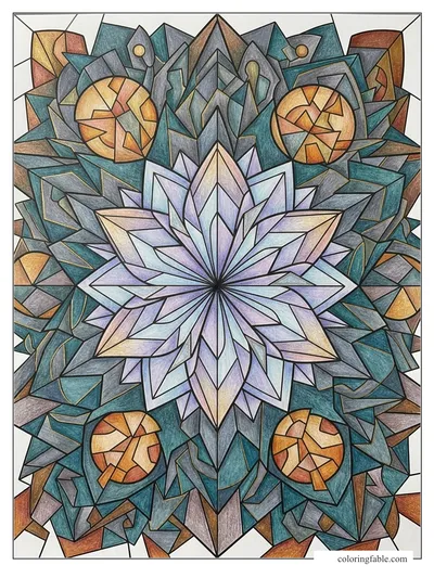 Colored example of this coloring page