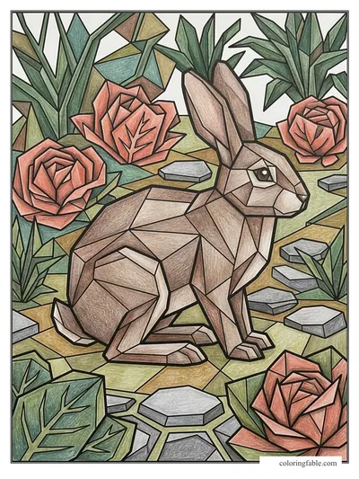 Colored example of this coloring page