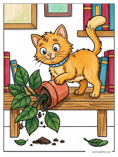 Colored example of this coloring page