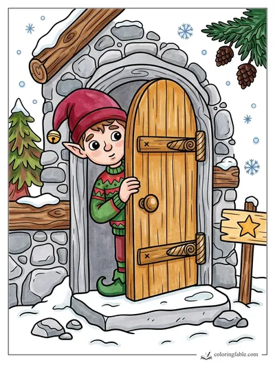 Colored example of this coloring page