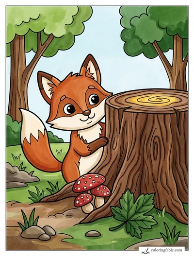 Colored example of this coloring page