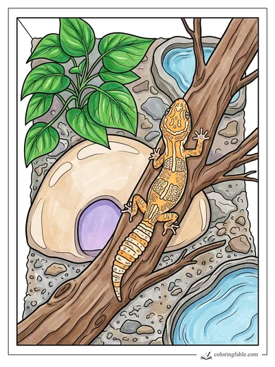 Colored example of this coloring page