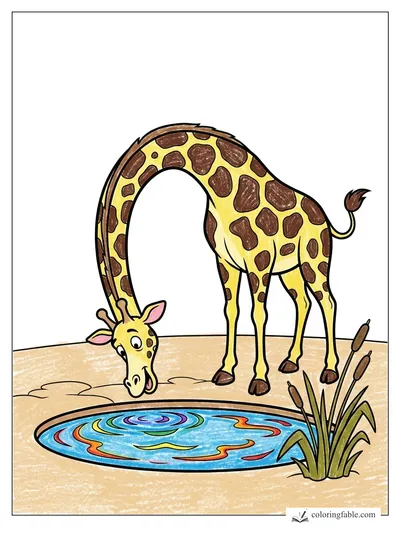 Colored example of this coloring page