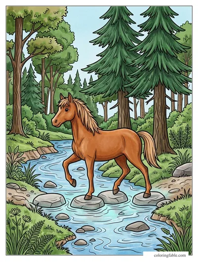 Colored example of this coloring page