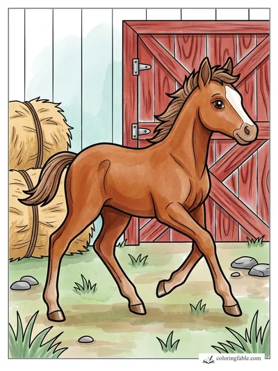 Colored example of this coloring page
