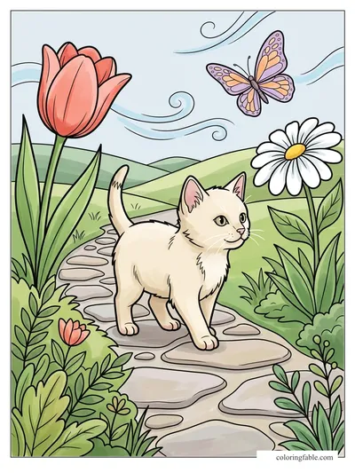 Colored example of this coloring page