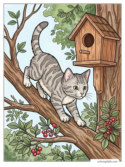 Colored example of this coloring page
