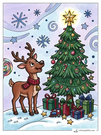 Colored example of this coloring page