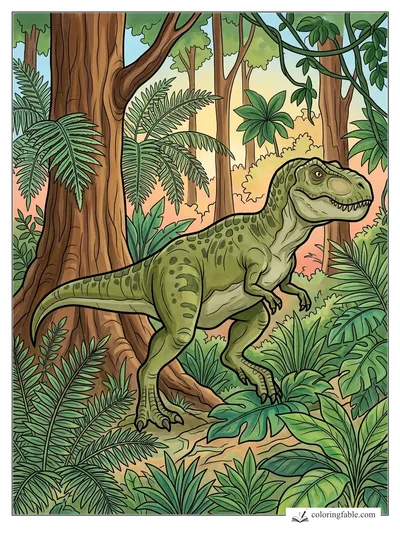 Colored example of this coloring page