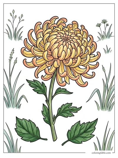 Colored example of this coloring page