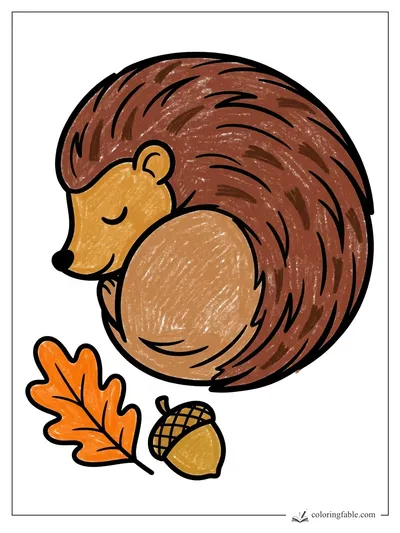 Colored example of this coloring page