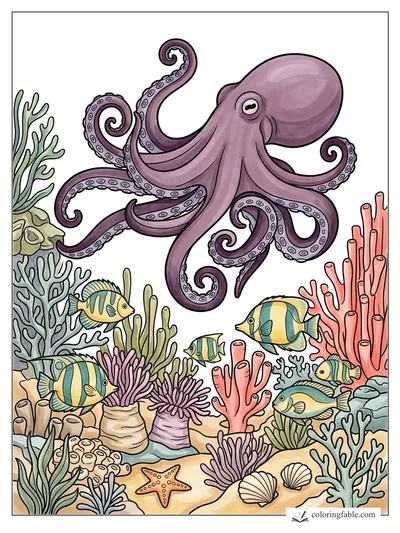 Colored example of this coloring page