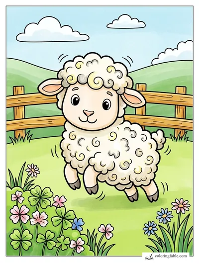 Colored example of this coloring page