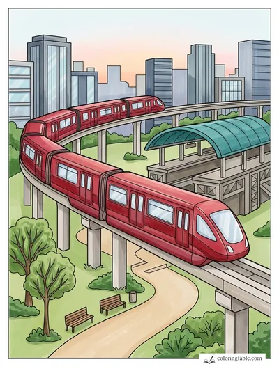 Colored example of this coloring page