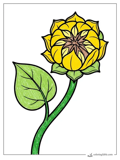 Colored example of this coloring page