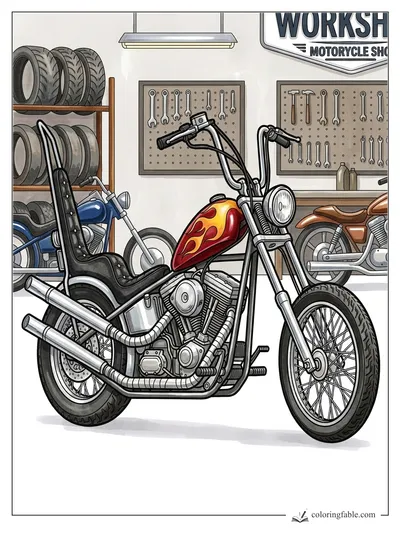Colored example of this coloring page
