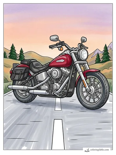 Colored example of this coloring page