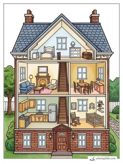 Colored example of this coloring page