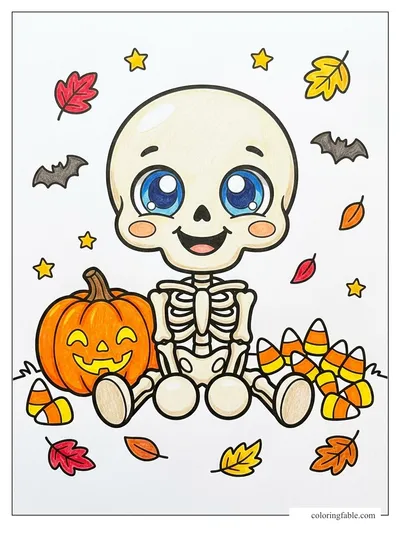 Colored example of this coloring page
