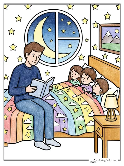 Colored example of this coloring page