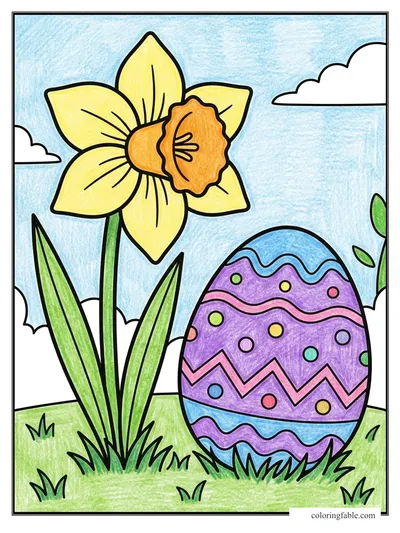 Colored example of this coloring page