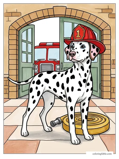 Colored example of this coloring page