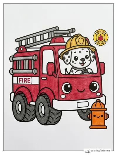 Colored example of this coloring page