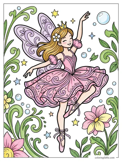 Colored example of this coloring page