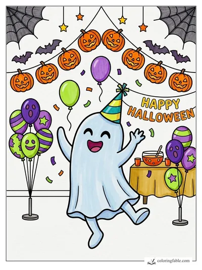Colored example of this coloring page