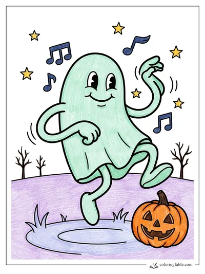 Colored example of this coloring page