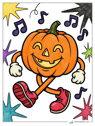 Colored example of this coloring page