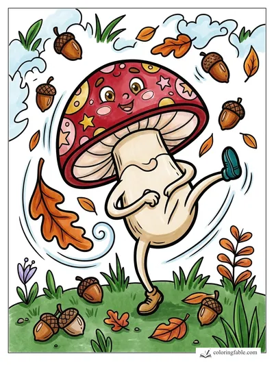 Colored example of this coloring page