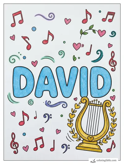 Colored example of this coloring page