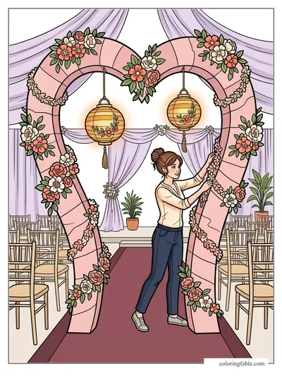 Colored example of this coloring page