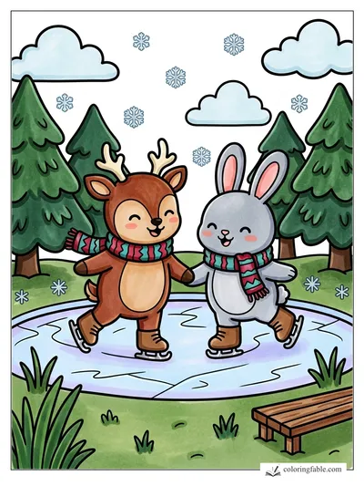 Colored example of this coloring page