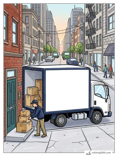 Colored example of this coloring page