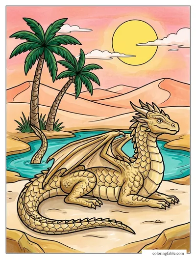 Colored example of this coloring page