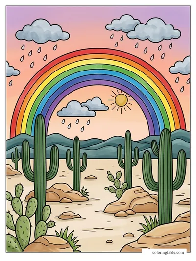 Colored example of this coloring page