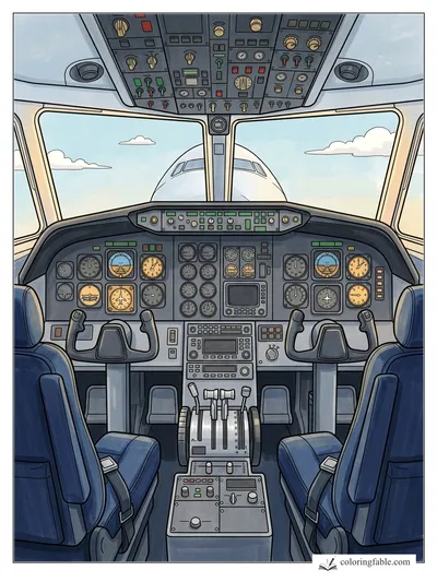 Colored example of this coloring page