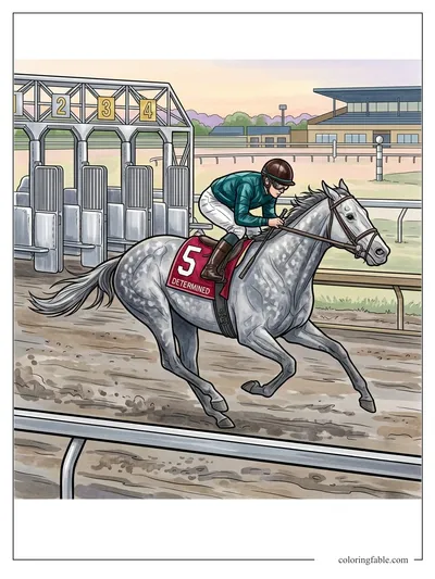 Colored example of this coloring page