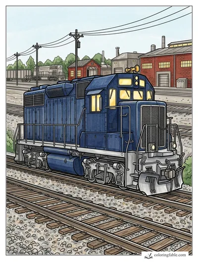 Colored example of this coloring page